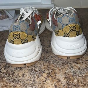 Gucci man canvas shoes